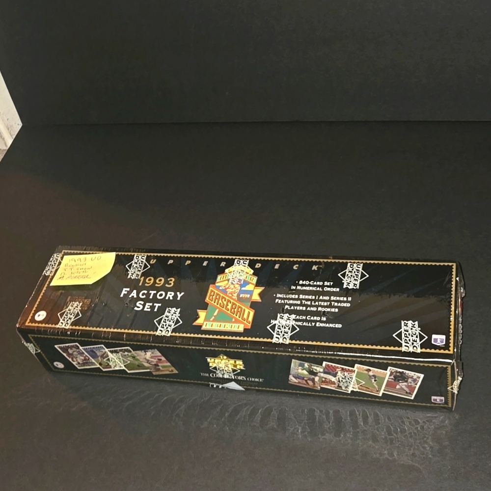 RARE NEW UPPER DECK 840 CARD SET W/ ROOKIES GOLD BASEBALL CARDS
